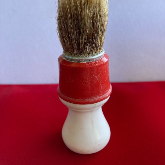 Antique Shaving Brush Broochas GALAN Patented Mens Grooming Natural Bristols - Picture 7 of 9
